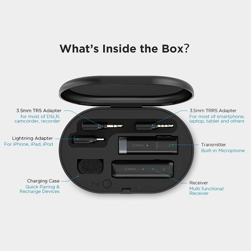 Boya BY-WM3D iOS Device Wireless Microphone