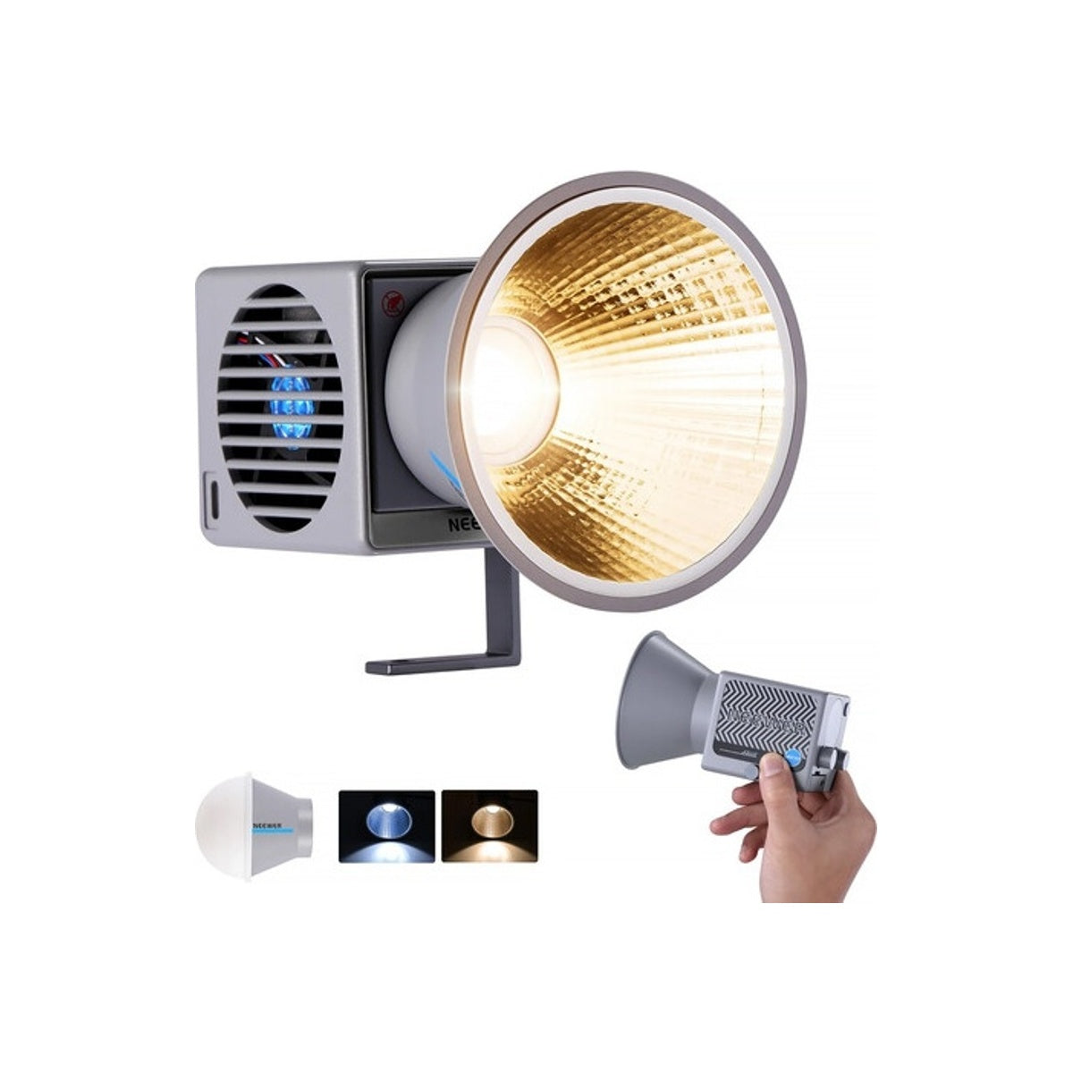Neewer HS60B 60W Portable Mini COB LED Video Light Studio Lightning