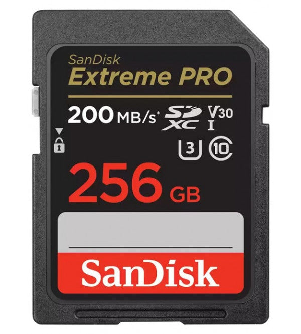 Memory SD Card SanDisk Extreme Pro SDXC 256GB 200MBs Garansi Resmi