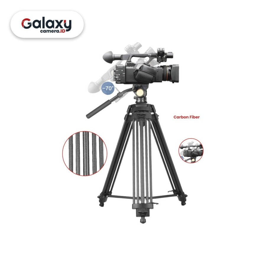 Beike BK-V900C Carbon Fiber Tripod