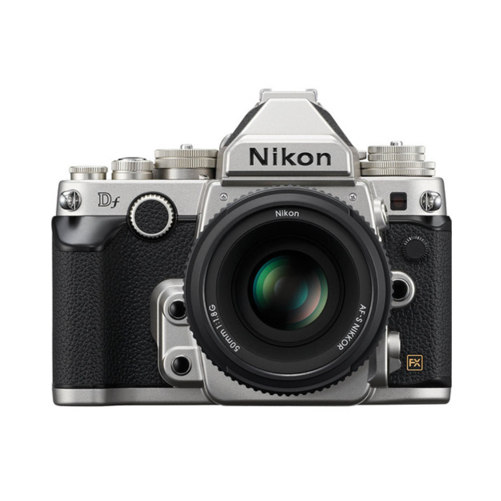 Nikon DF DSLR Camera Silver with 50mm f1.8G Lens