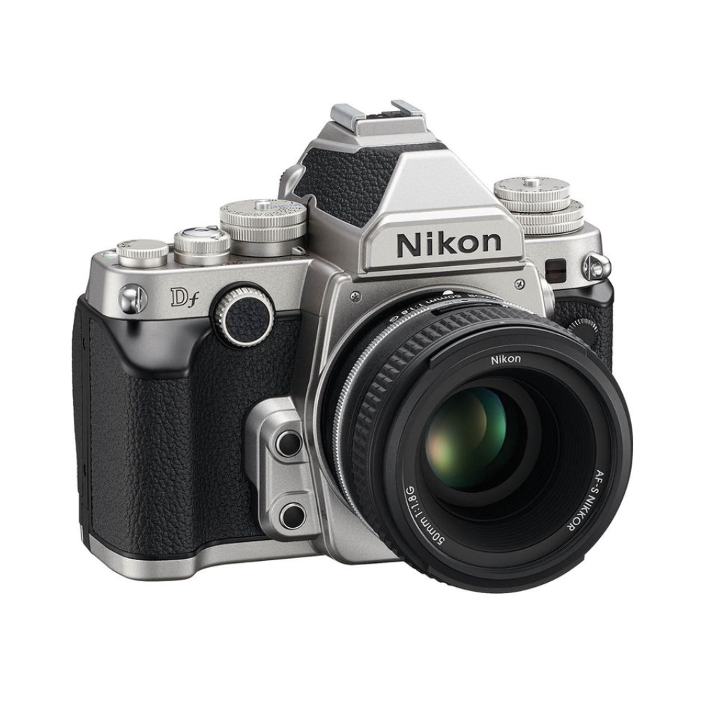 Nikon DF DSLR Camera Silver with 50mm f1.8G Lens