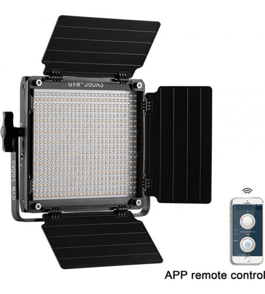 GVM LED 560AS 2 Kit Bi Color Video Light