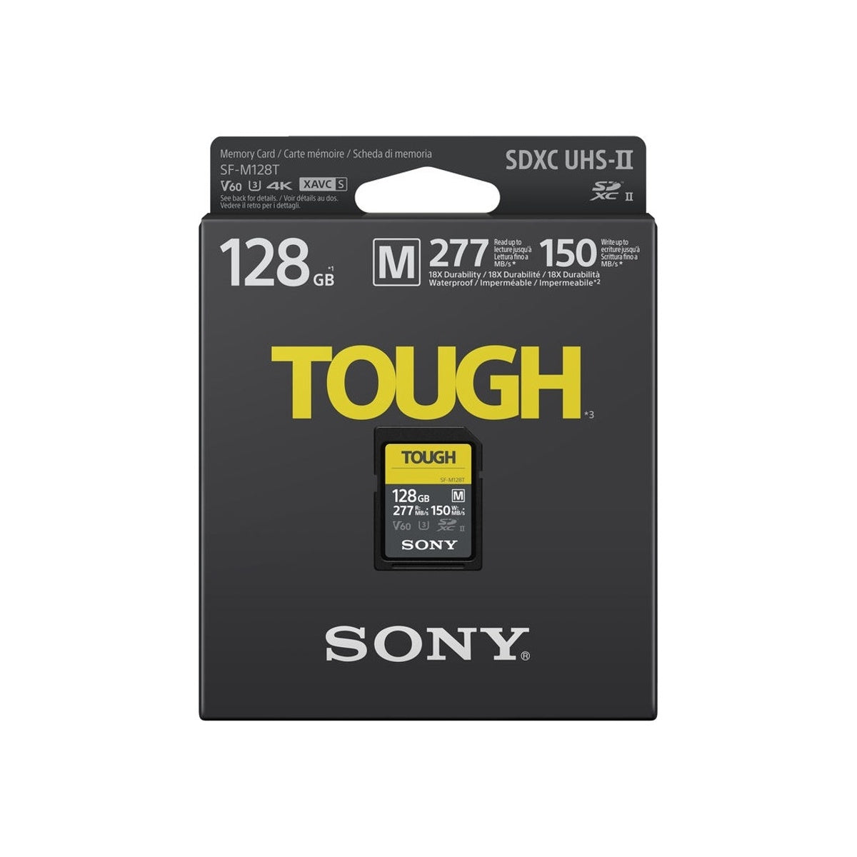 Sony 128GB SF-M Tough Series UHS-II SDXC Memory Card
