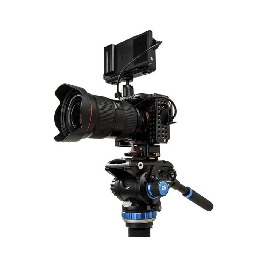 Benro A48FD Aluminum Monopod with 3-Leg Base & S4Pro Fluid Video