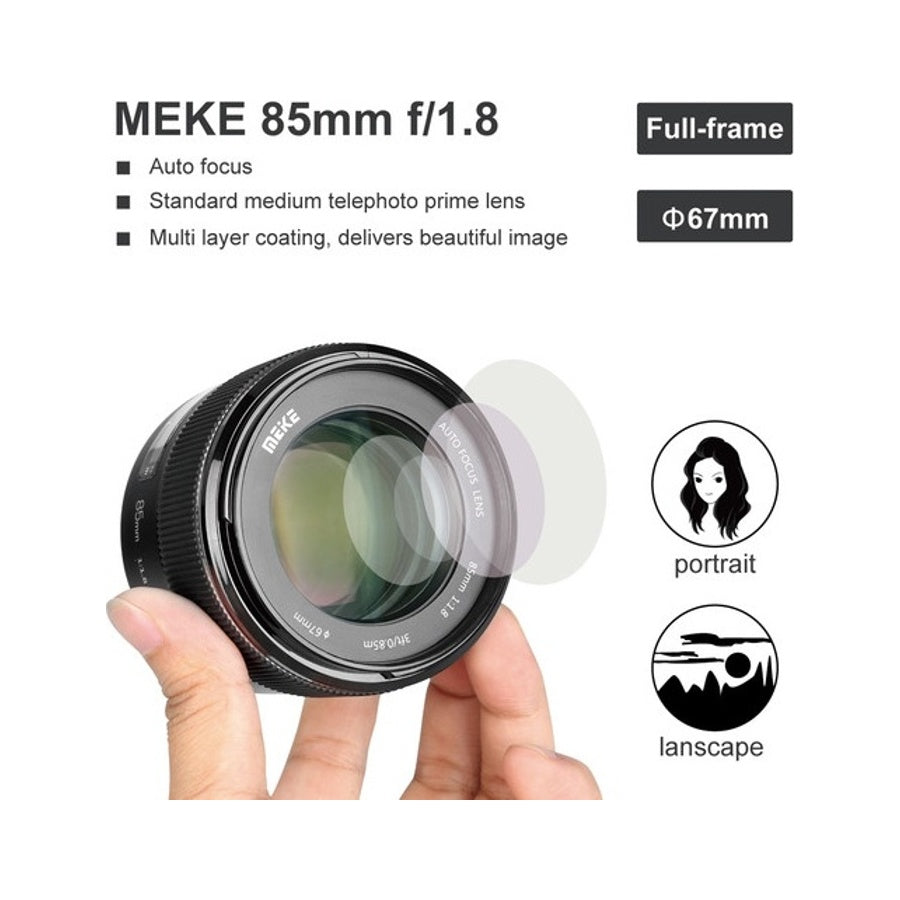 Meike AF 85mm f1.8 for Canon EF FullFrame