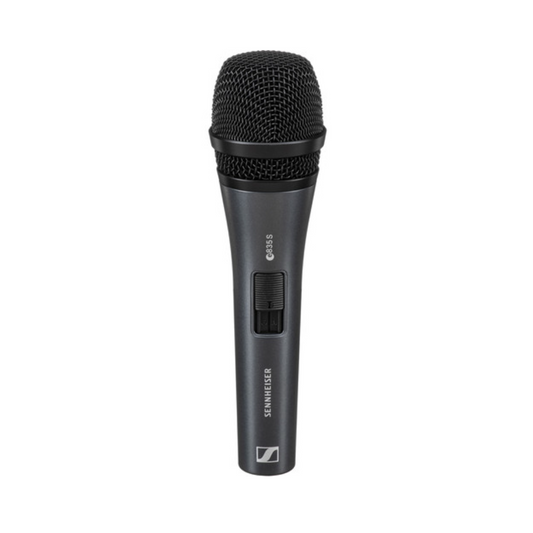 Sennheiser e 835-S-PTT Dynamic Cardioid Microphone with Push-to-Talk Switch