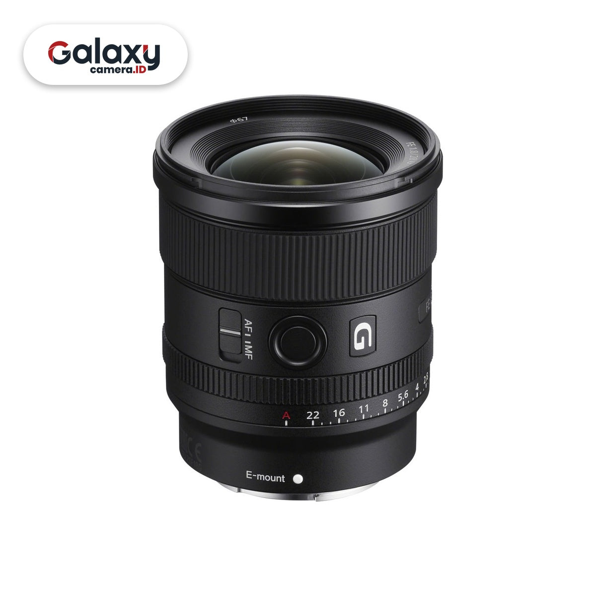 Sony FE 20mm f1.8 G Lensa Sony FE Mount 20mm f/1.8 G