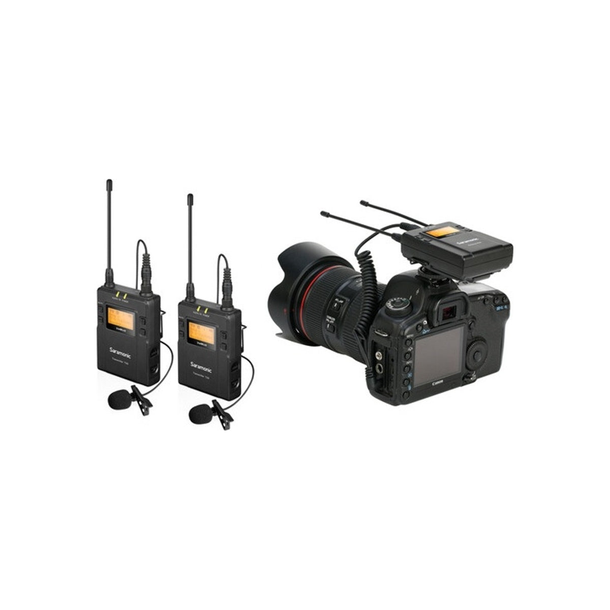 Saramonic Uwmic9 Kit 2 Omni Lavalier Microphone System Uwmic 9
