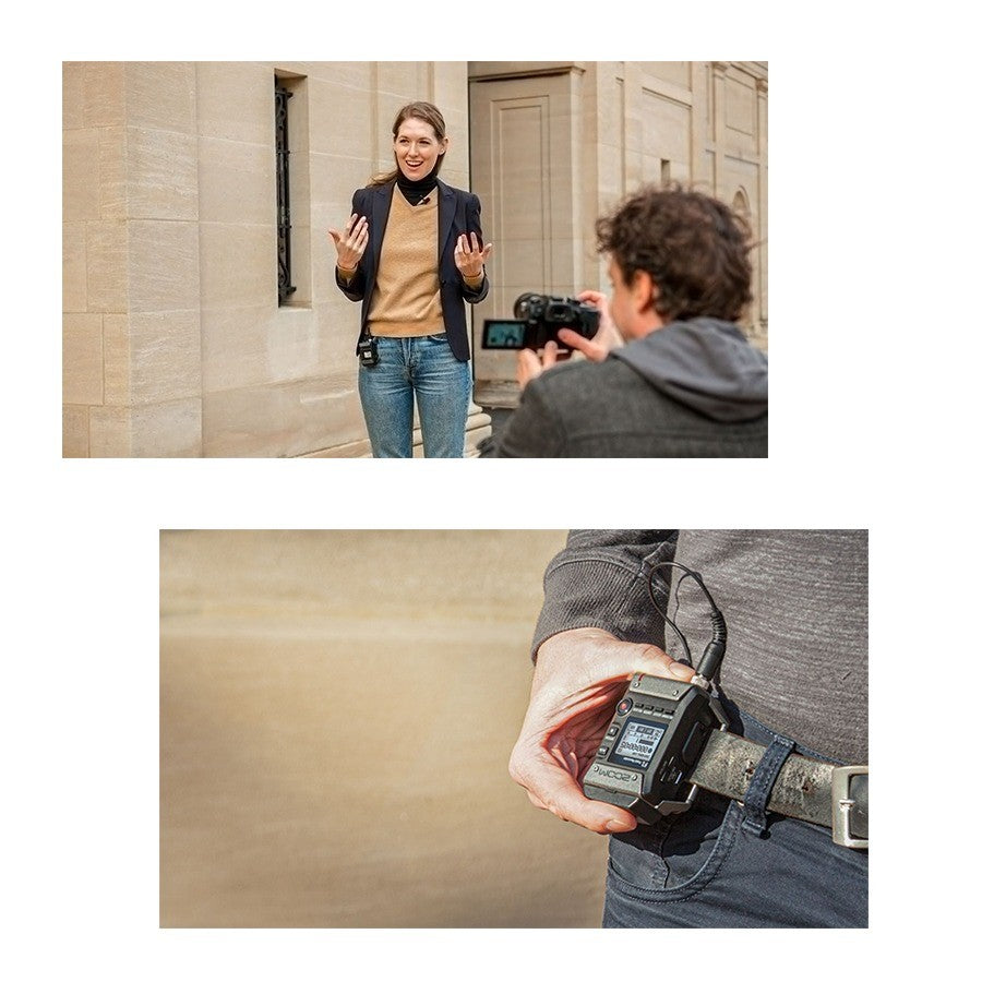 Zoom F1 Field Recorder with Lavalier Microphone