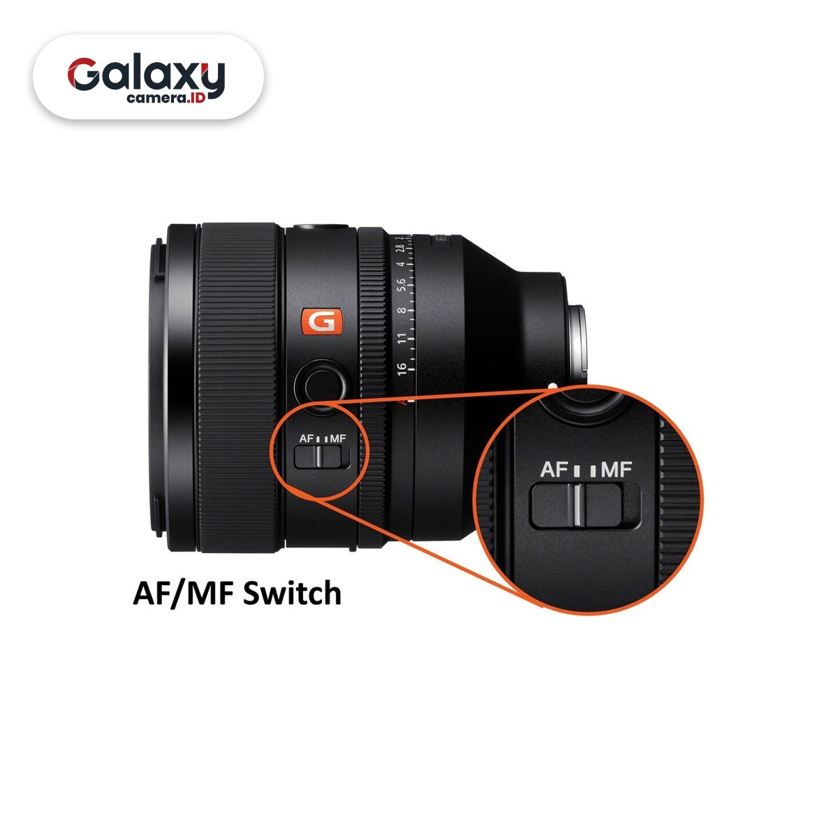 Sony FE 50mm f1.2 GM Lensa Sony FE 50mm f/1.2
