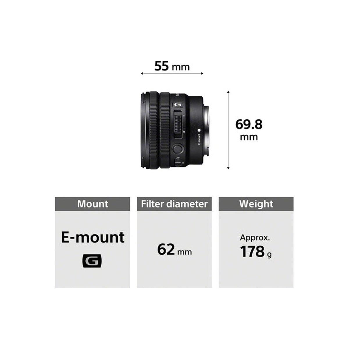 Sony E PZ 10-20mm f4 G Power Zoom