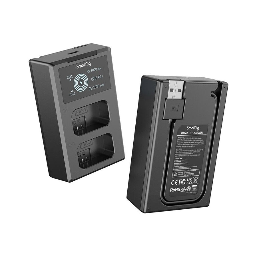 Smallrig Camera Battery and Charger Kit for Sony NP-FW50