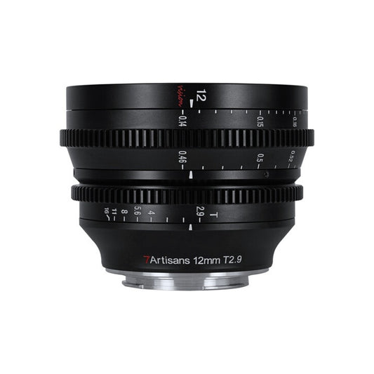 7Artisans 12mm T2.9 Fujifilm X Cine Lens