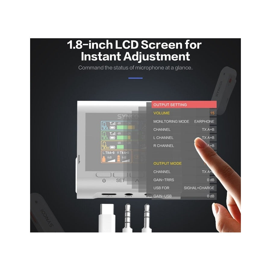Synco G3 2-Person Digital Wireless Microphone Recording System