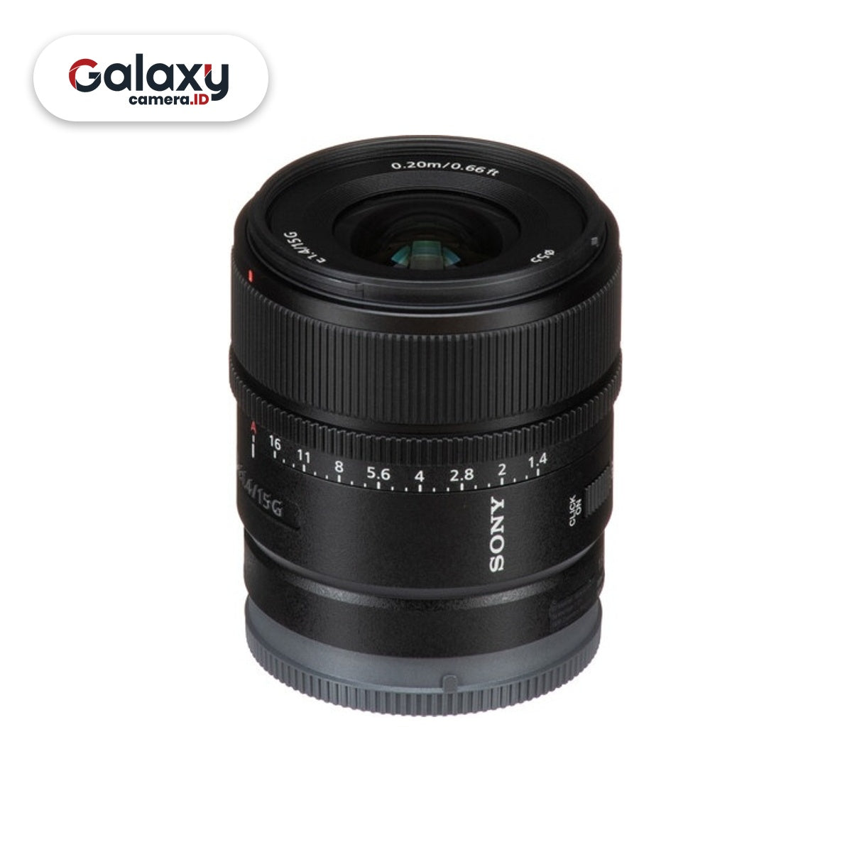Sony E 15mm f1.4 G APS-C Lensa Sony 15 mm f/1.4 G Garansi Resmi