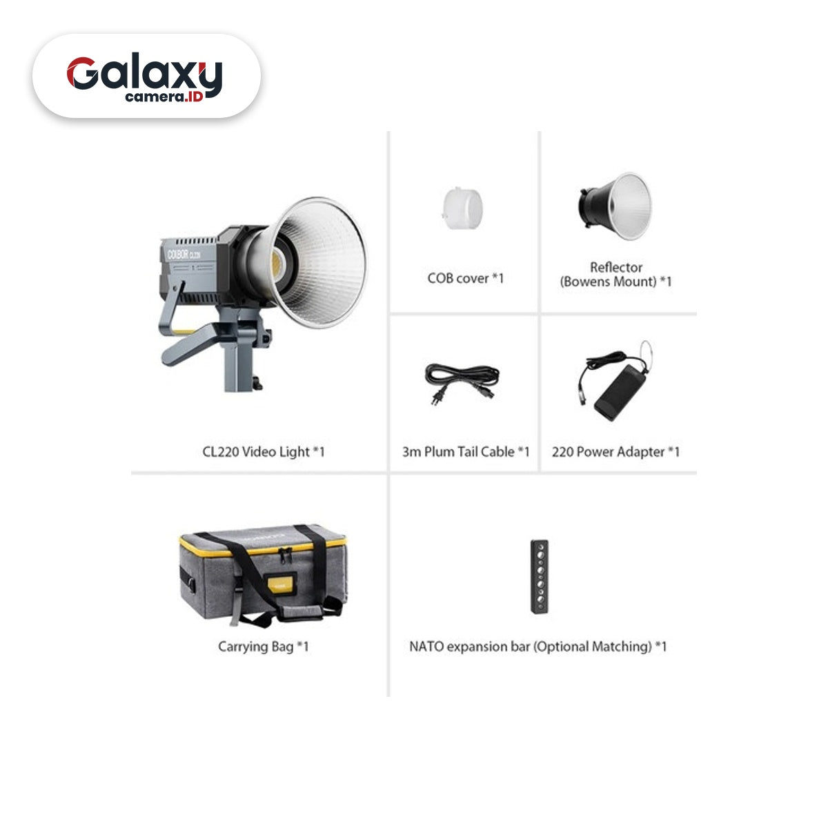 Colbor CL220 Bi Color COB Video Light LED Studio Lighting