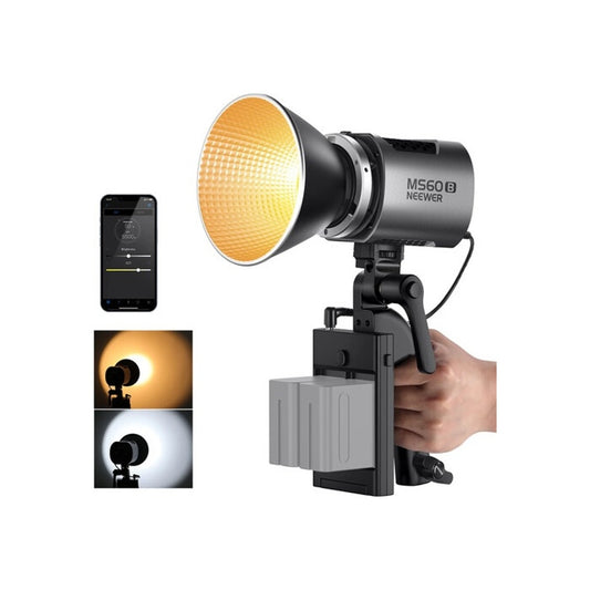 Neewer MS60C / MS60B RGB Bi-Color LED Video Light Handheld MS60 C / B Spotlight Garansi Resmi