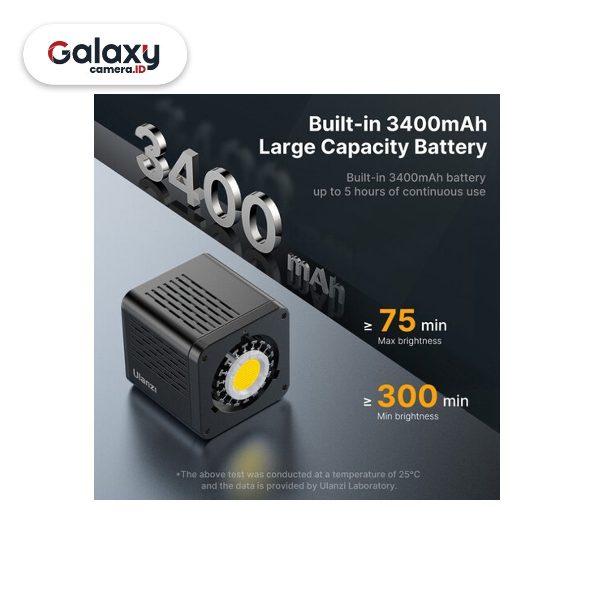 Ulanzi LT028 40W Bi-Color Portable LED Video Light Lampu LT-028 Resmi