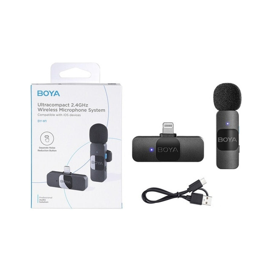 Boya BY-V1 Wireless Mic for Lightning