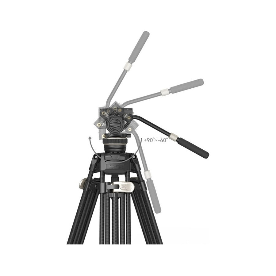 SmallRig 3989 FreeBlazer Heavy-Duty Carbon Fiber Tripod Kit AD-100
