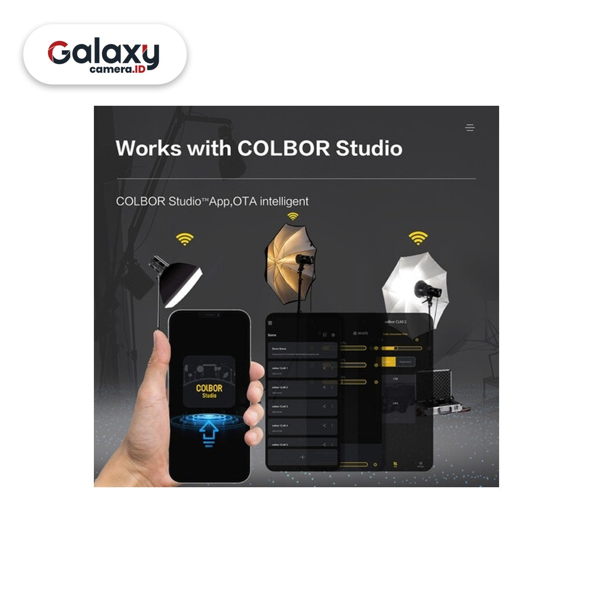 Colbor CL100X Bi-Color LED Video Light Lighting Studio