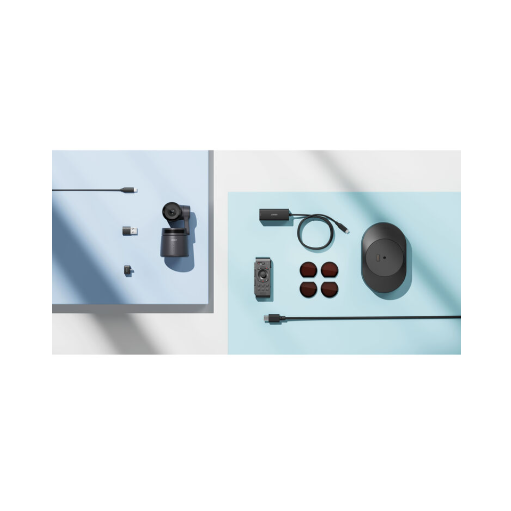 OBSBOT Tail Air AI-Powered 4K PTZ Streaming Camera With Remote Control