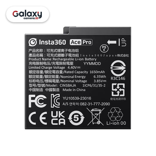 Insta360 Battery for Insta 360 Ace & Ace Pro Baterai 1650mAh Original