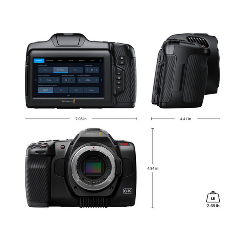 Blackmagic Design Pocket Cinema Camera 6K Pro