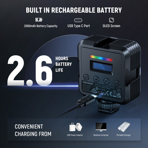 Neewer RGB62 Magnetic LED Portable