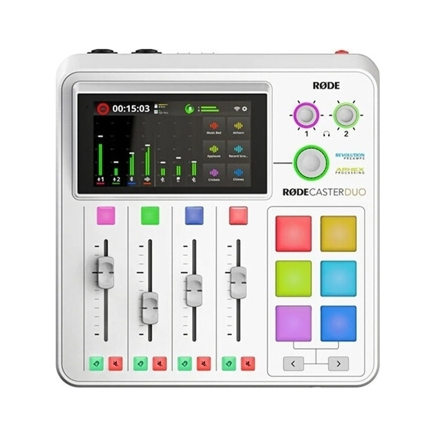 RodeCaster Duo Integrated Audio Production Studio White