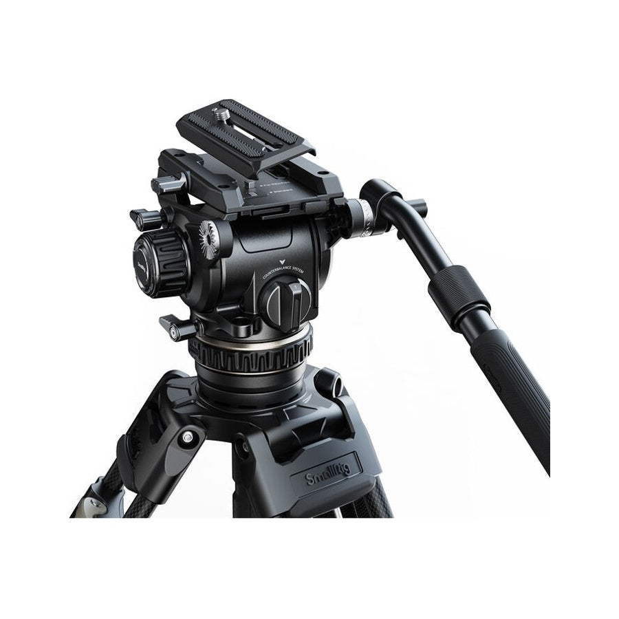 SmallRig 4463 Heavy-Duty Carbon Fiber Tripod Kit AD-120