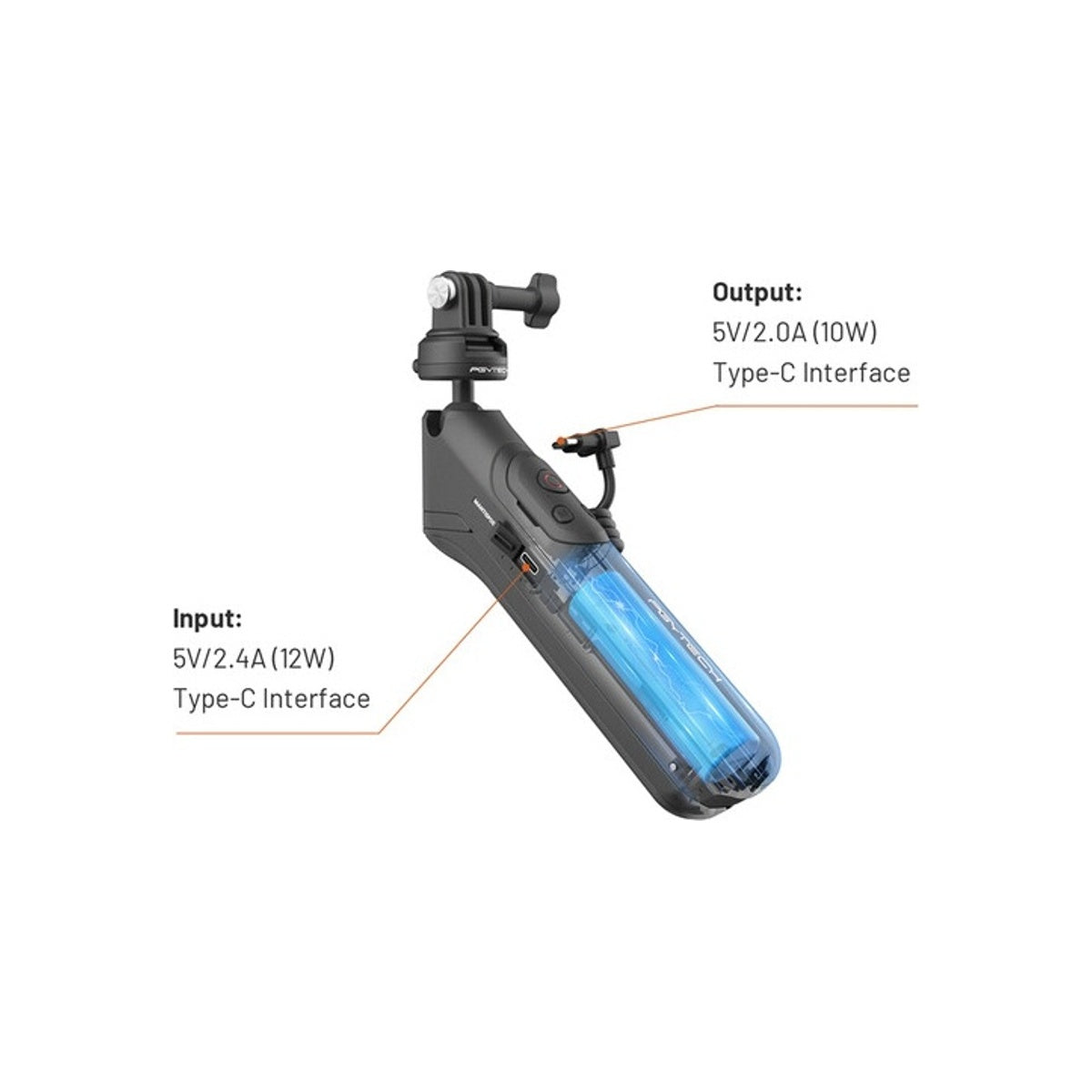 PGYTECH CapLock MantisPod Power GoPro Go Pro Edition & Insta360 Insta 360 Edition