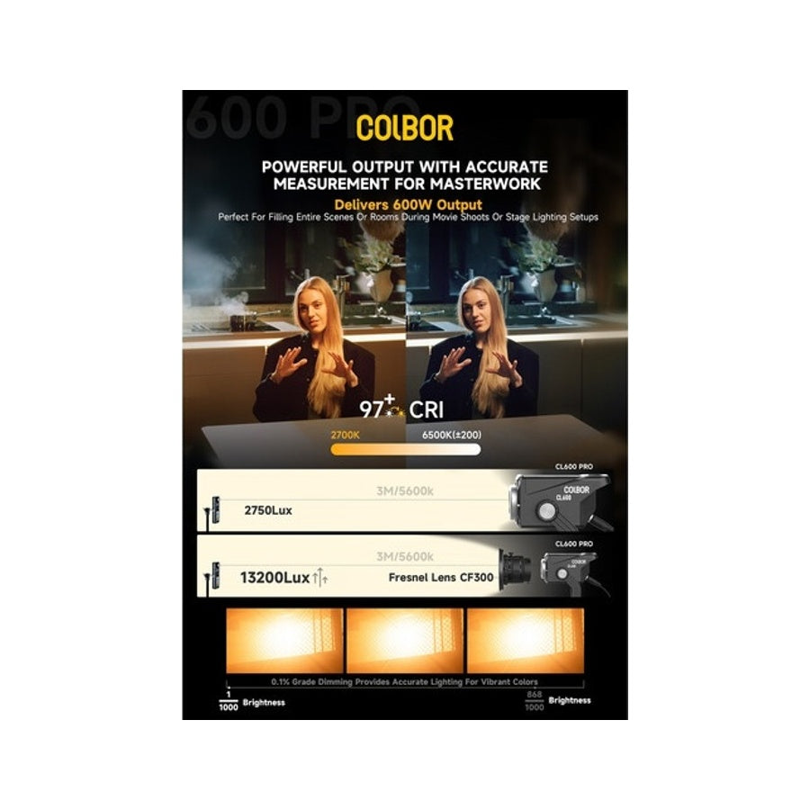 Colbor CL600 Bi-Color LED Monolight