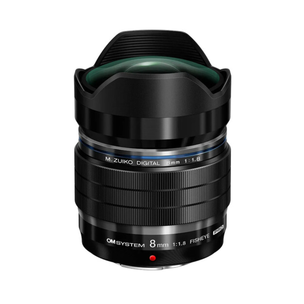 OM SYSTEM M.Zuiko ED 8mm f/1.8 Fisheye PRO Lens Lensa Ultra Wide Olympus