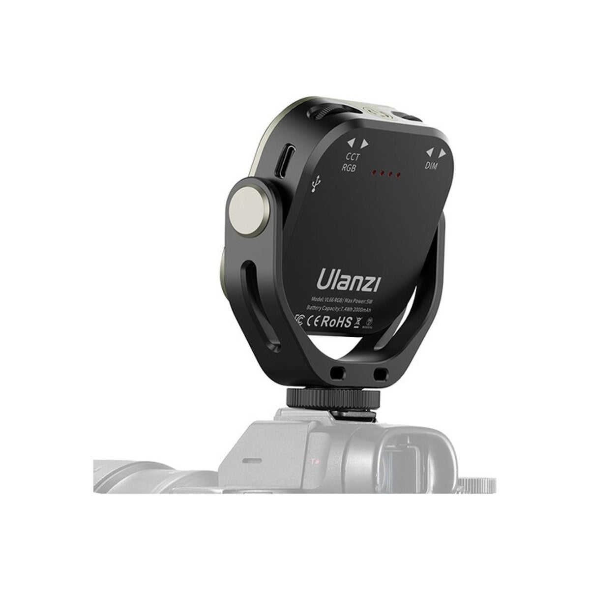 Ulanzi VL66 RGB LED Video Light 360° Rotatable