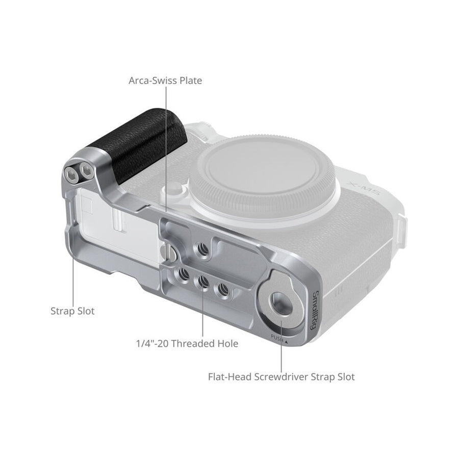 SMALLRIG L-SHAPE MOUNT PLATE with Silicone Handle for Fujifilm X-M5