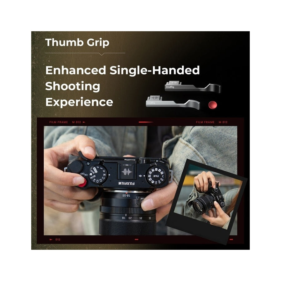 SMALLRIG L-SHAPE MOUNT PLATE with Silicone Handle for Fujifilm X-M5