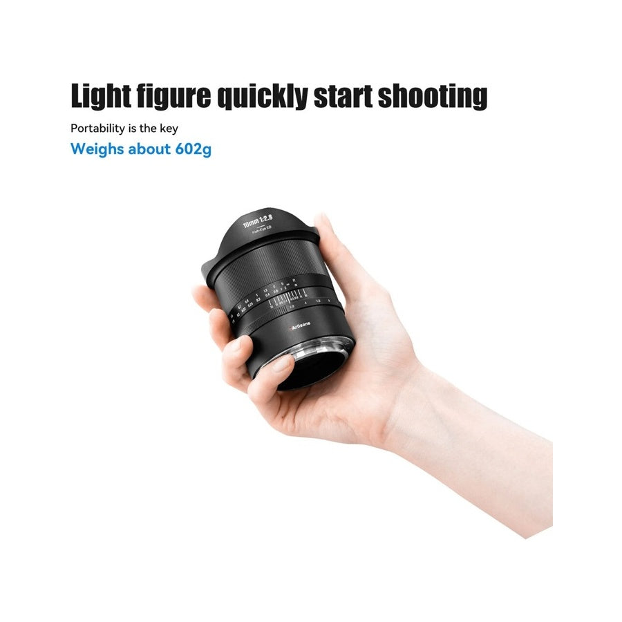 7Artisans 10mm f2.8 Mark II Lens Compatible For Sony E Mount Fullframe