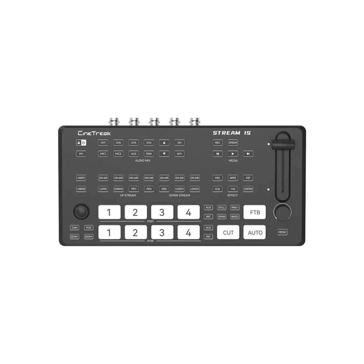 CineTreak Stream 1s 4-Channel Multi Camera Video Mixer Live Streaming Switcher Stream