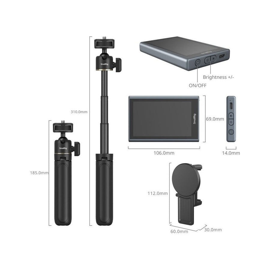 SmallRig 4851B Wireless Video Monitor for Phone (Vlog Kit)