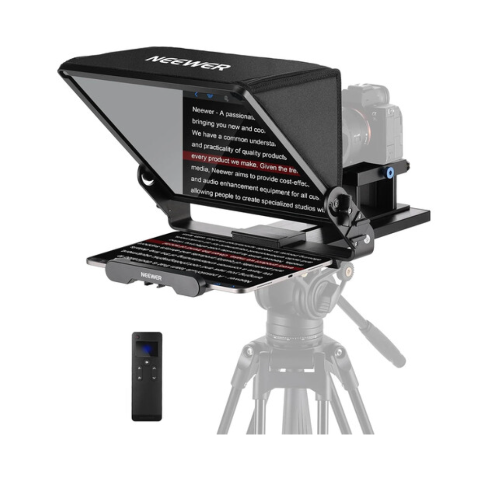 Neewer X14 III Aluminum Portable Remote Teleprompter 14 Inch For Camera Neewer X 14 III Teleprompter