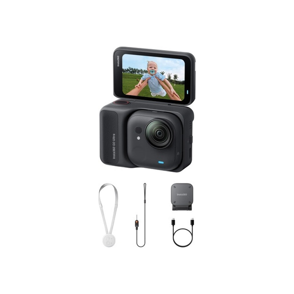 Insta360 GO Ultra Action Cam 4K Tiny Square Camera