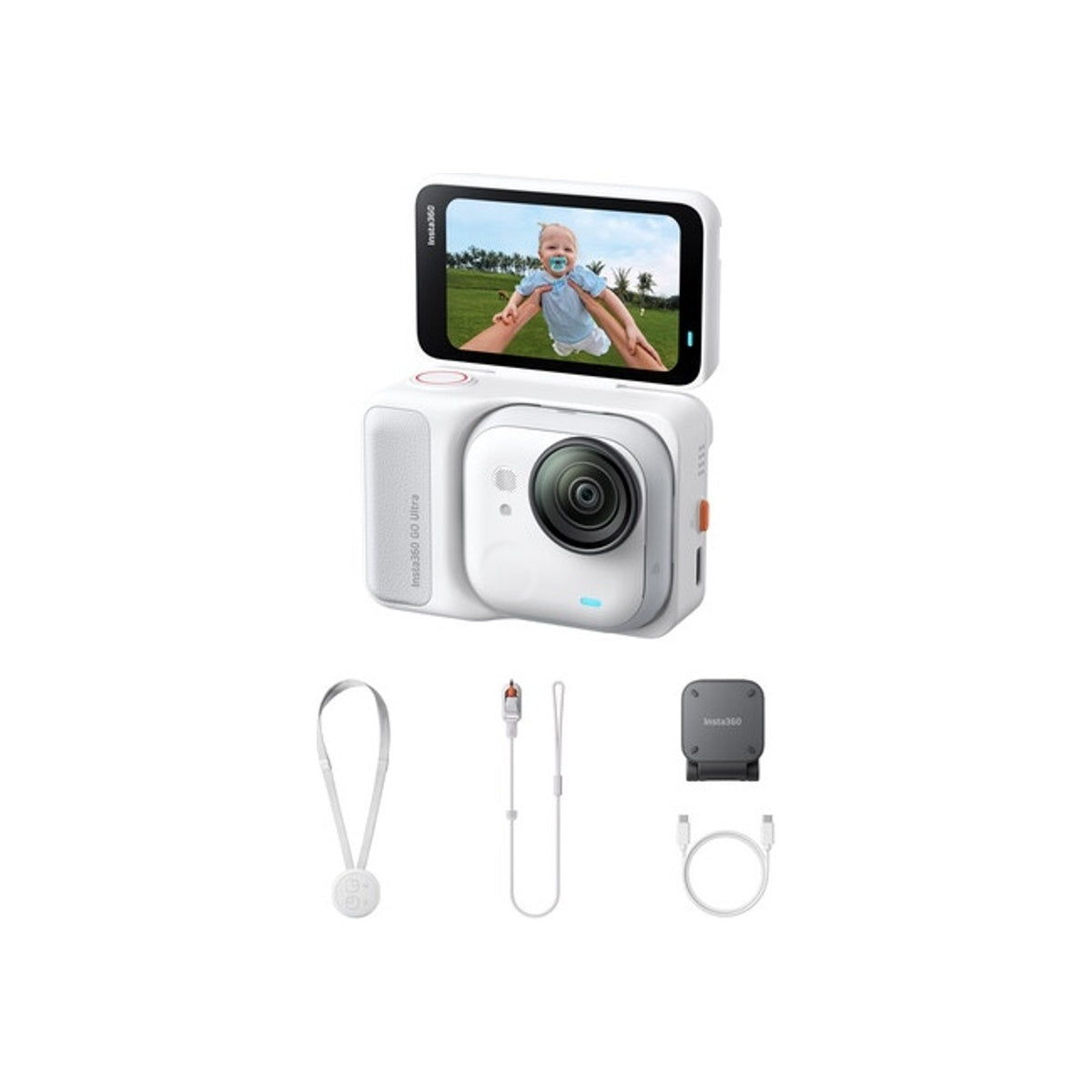 Insta360 GO Ultra Action Cam 4K Tiny Square Camera