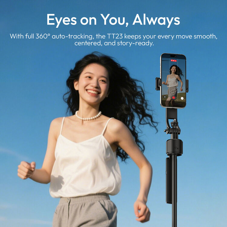 Ulanzi TT23 Auto-Tracking Selfie Stick Tripod with Automatic AI tracking for Smartphone