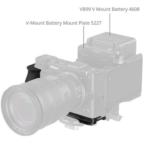 SMALLRIG L-SHAPED MOUNT PLATE FOR NIKON ZR with Silicone Handle Small Rig L-Plate 5466 Original