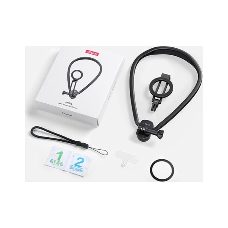 Ulanzi MG14 360° Magnetic Neckband Stand Hands-Free POV Photography for Smartphones