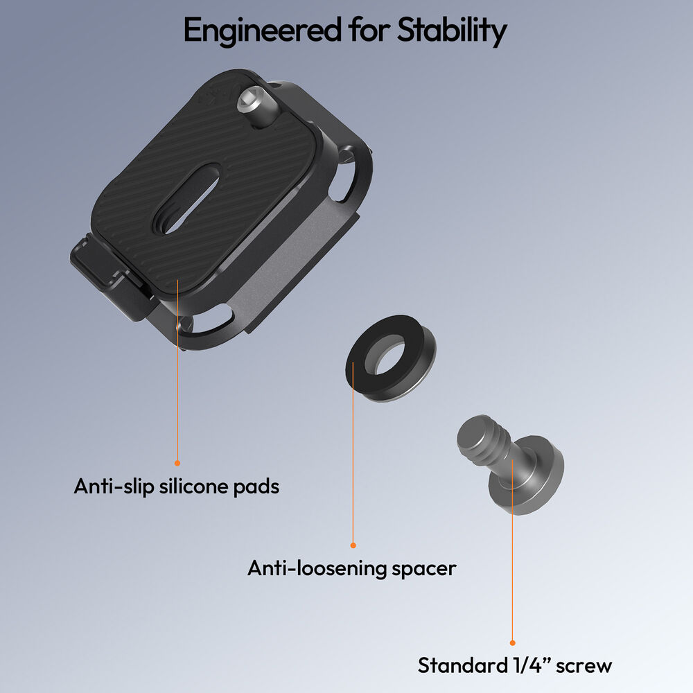 Ulanzi UKA09 UKA Anti-Twist Quick Release Plate Anti-Rotation Tripod Camera Plate System