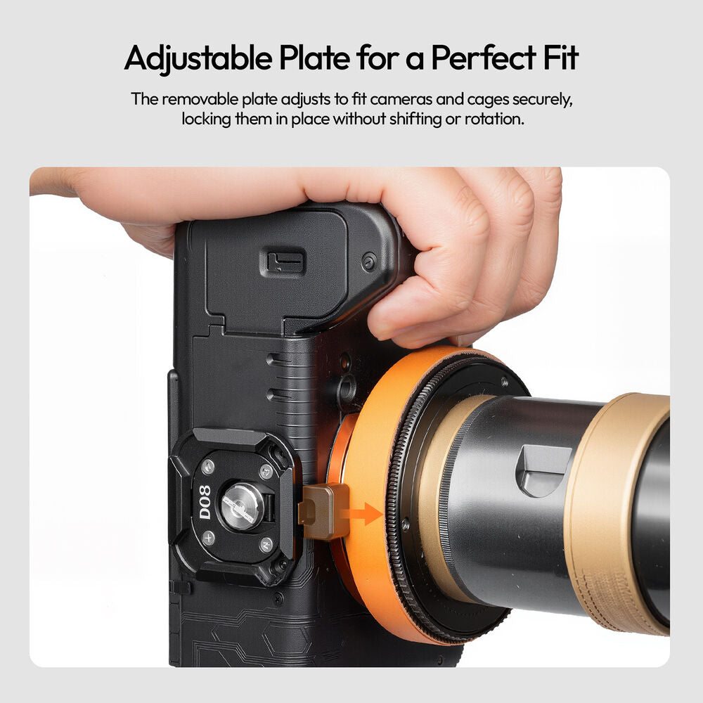 Ulanzi UKA09 UKA Anti-Twist Quick Release Plate Anti-Rotation Tripod Camera Plate System