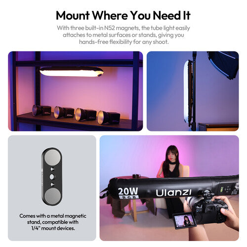 Ulanzi UA20C RGB Magnetic Air Tube Light